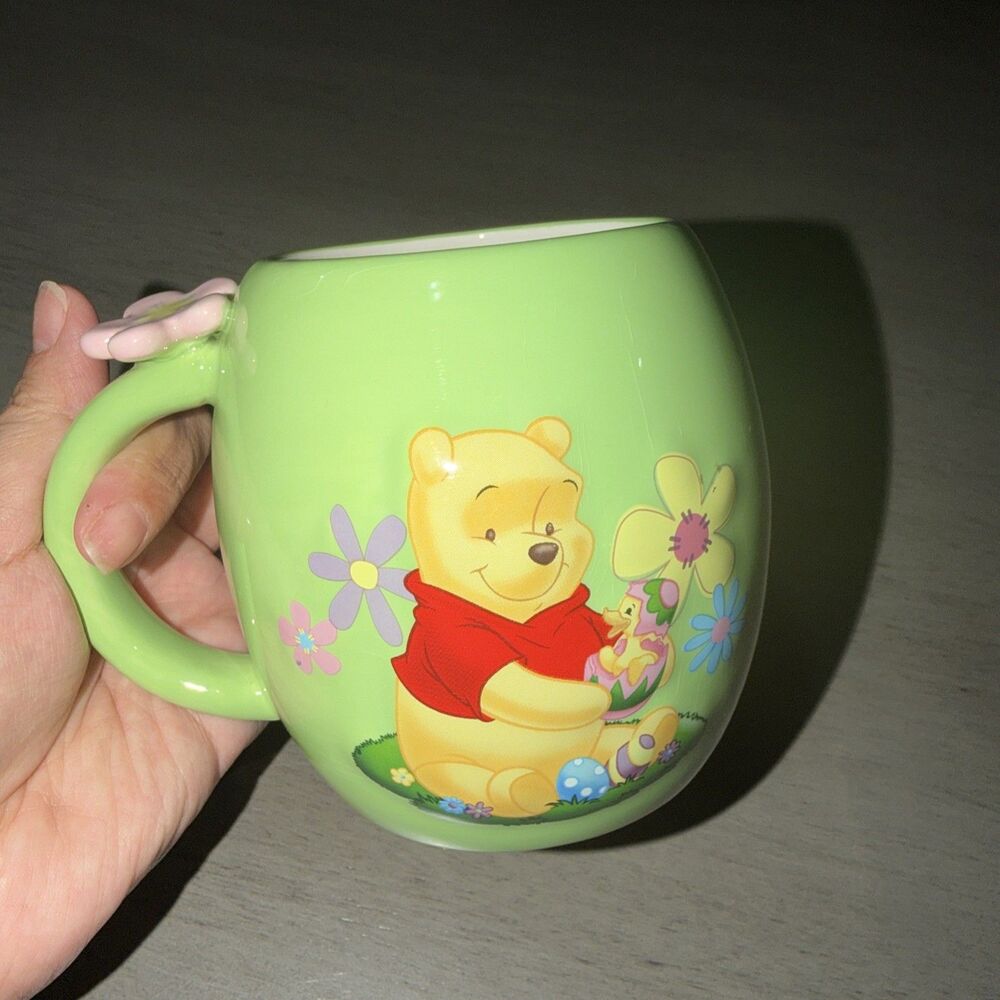 Disney Store "Spring" Winnie the Pooh 3D Mug VINTAGE